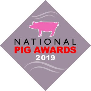 grey pig award logo 2017 open fonts